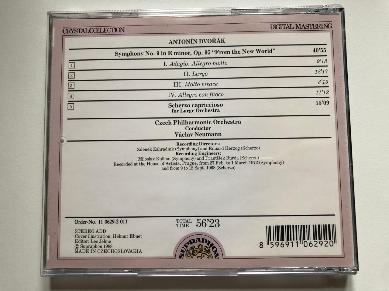 Sinfonia N.9 Op.95 Dal Nuovo Mondo