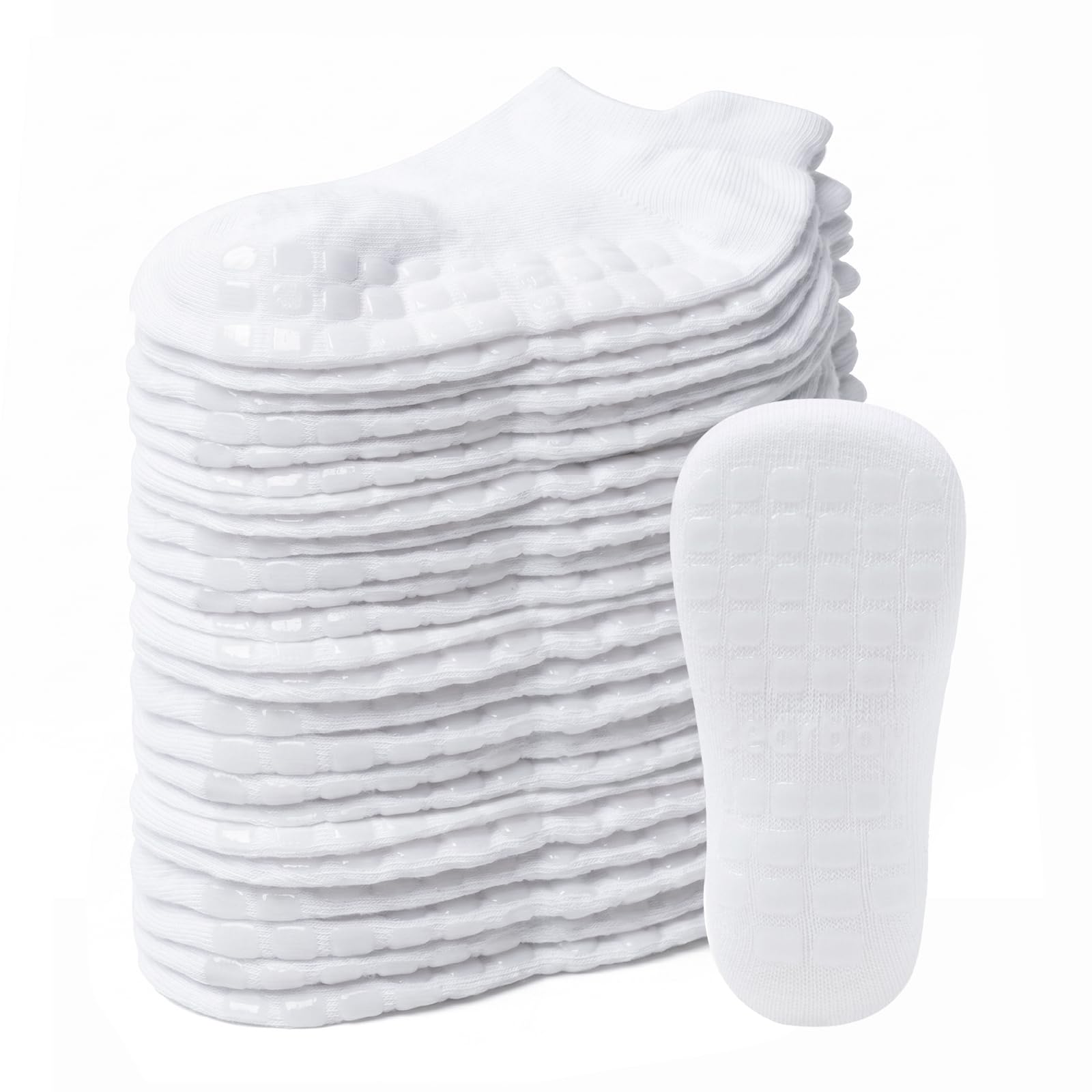 Non-Slip Baby Cotton Ankle Socks with Grippers for Toddler Walking