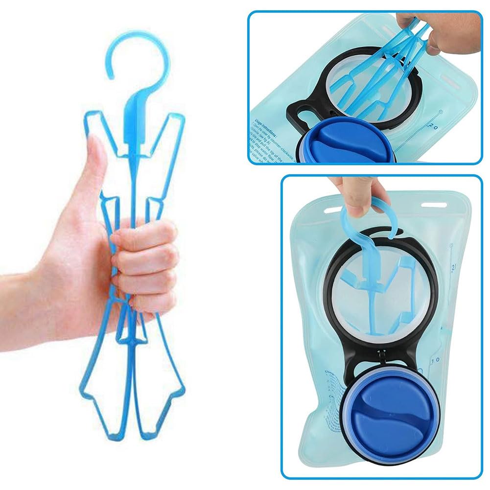 Kit de Limpieza para Vejiga de Agua de Hidratación, Kit de Limpieza de la Vejiga de Hidratación, Hidratación Bolsa de Agua Kit de limpieza, Juego de Cepillos de Limpieza para Bolsa de Hidratación