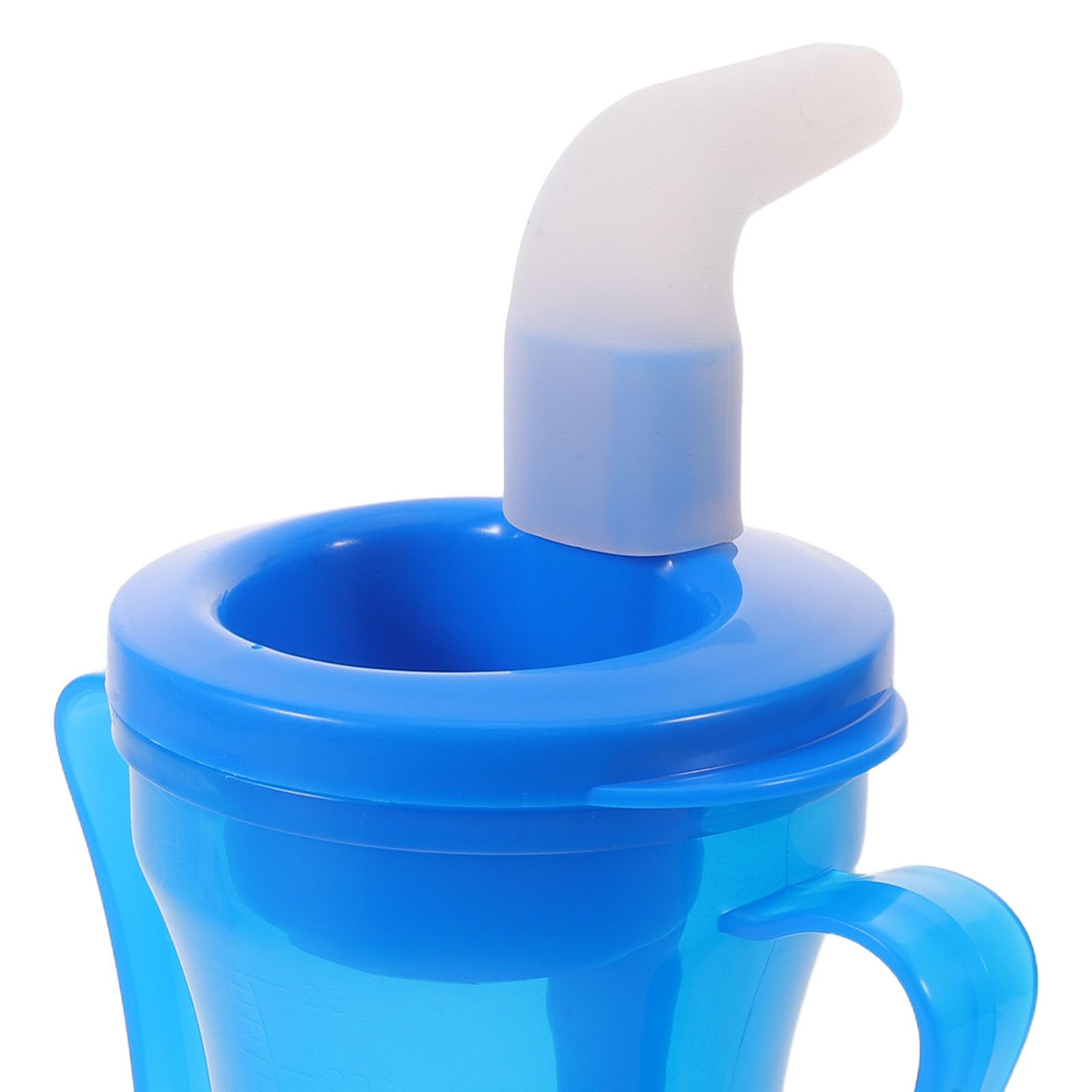 Vaso para disfagia para adultos: Vaso a prueba de atragantamiento de 250 ml con doble asa para personas mayores, con secuelas de un derrame cerebral, y - Solo líquidos