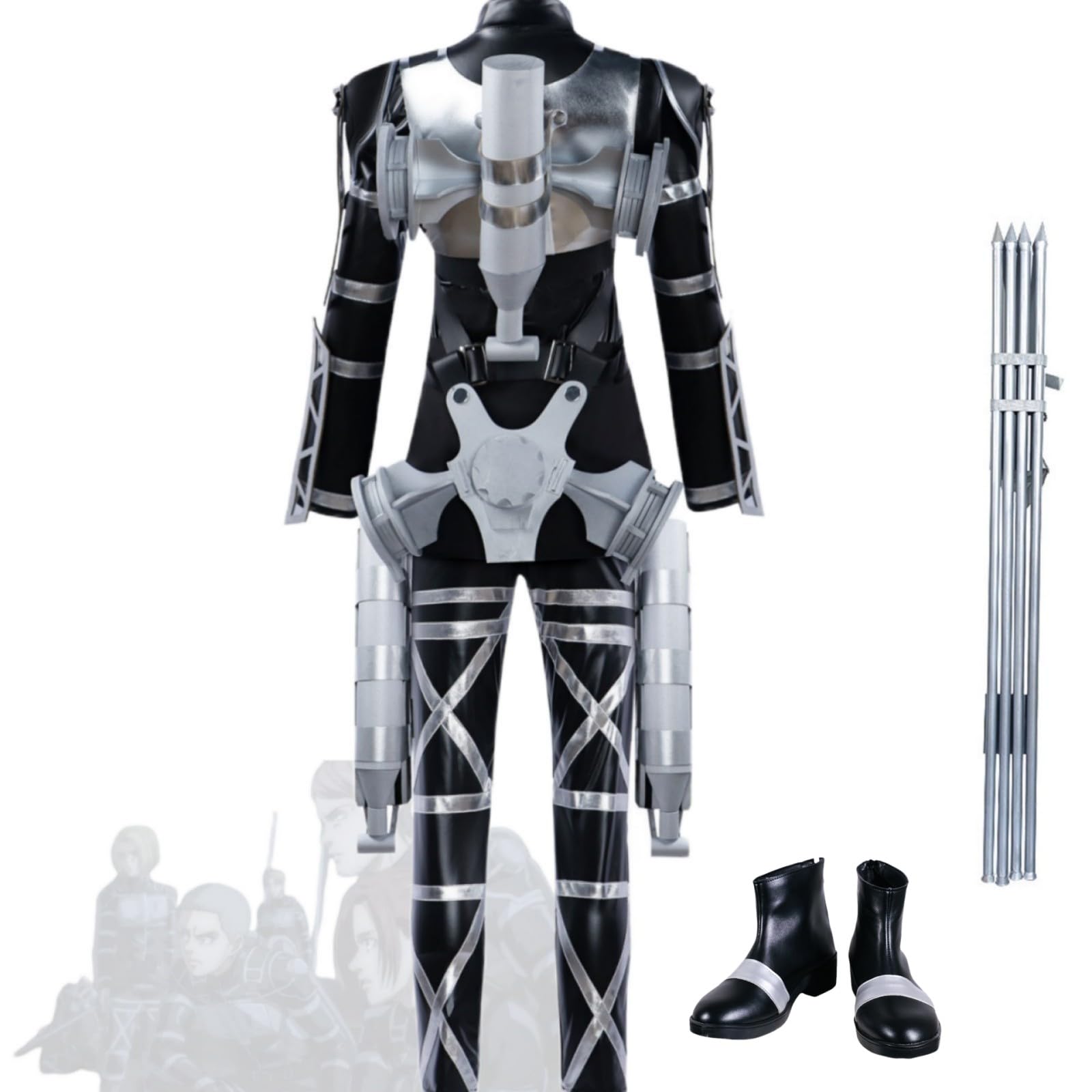 Amazon.co.jp: [YAYANA]進撃の巨人 最終章 完全戦闘服 コスプレ