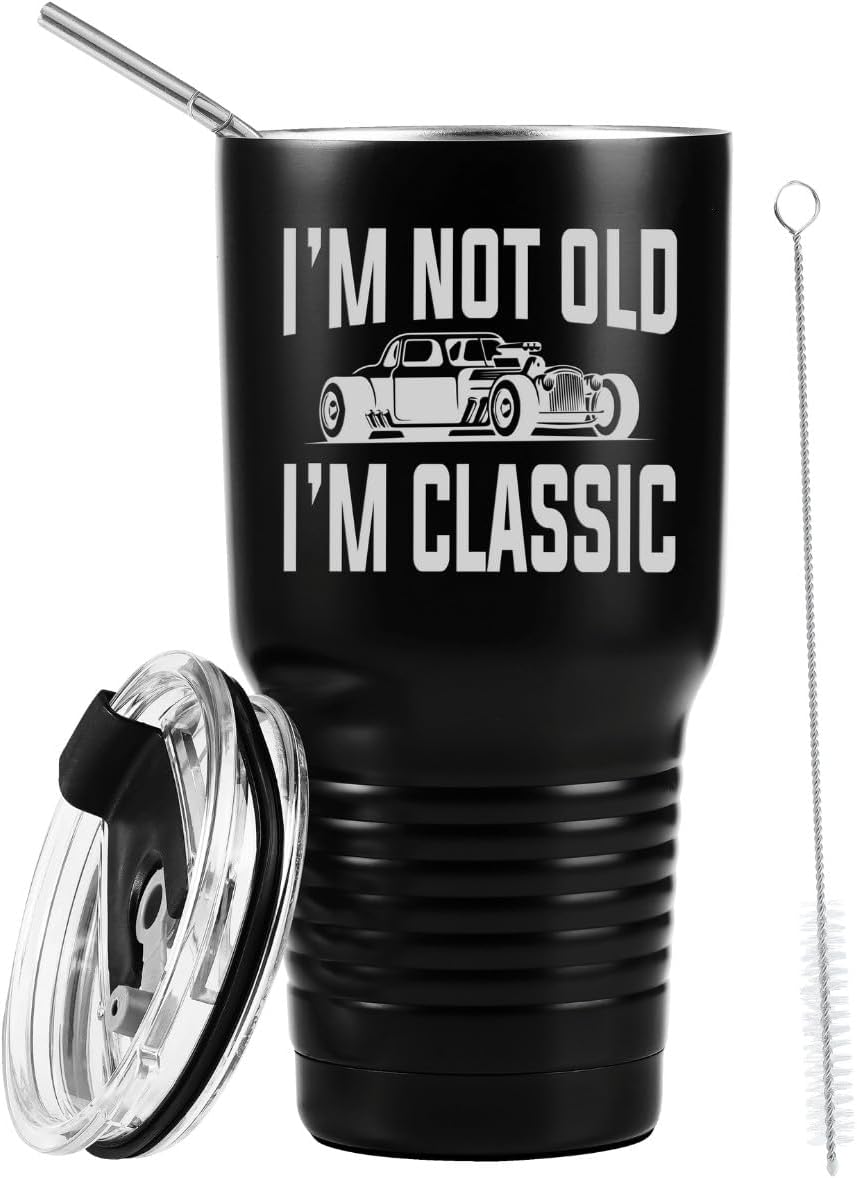 Amazon.com | Onebttl Classic Car Gifts - Birthday or Retirement Gift ...