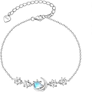 Amazon.com: SCZKLAQ Moonstone Moon Bracelets 925 Sterling