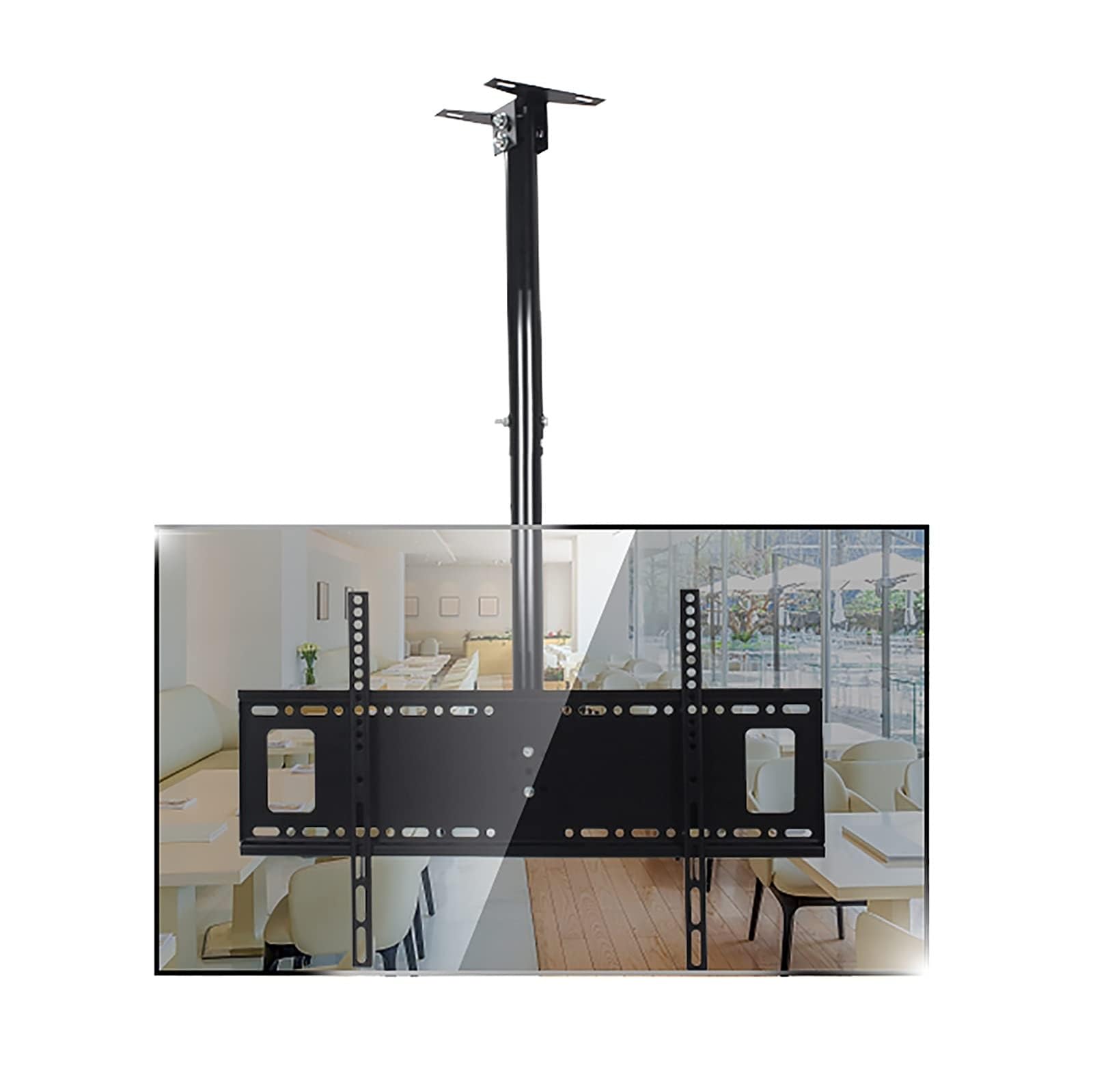 HPTHLY Adjustable Ceiling Tv Mount Bracket Ceiling Tv Mount Tv Wall Mount For 37-65 Inch Lcd Flat Screen Tvs With Loading 88 Lbs,850