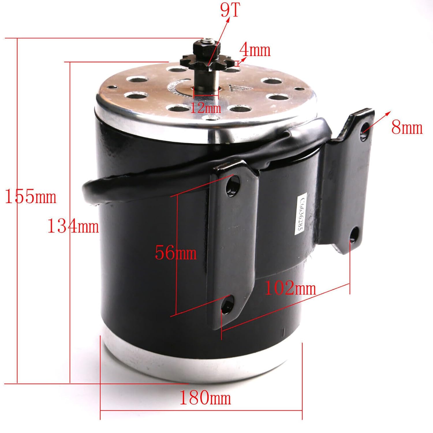 Brushed Electric Motor DC 500W 24V 2500RPM for Mini Bike Quad Go-Kart Scooter Bicycle