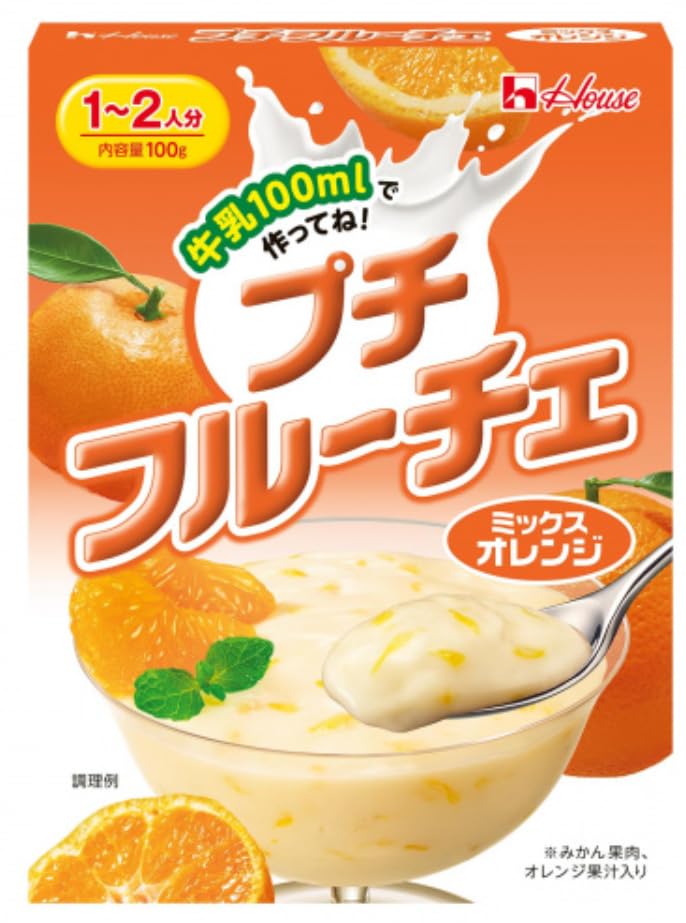 Amazon.co.jp: プチフ ル ーチェ ミックスオレンジ 1個 牛乳とまぜる