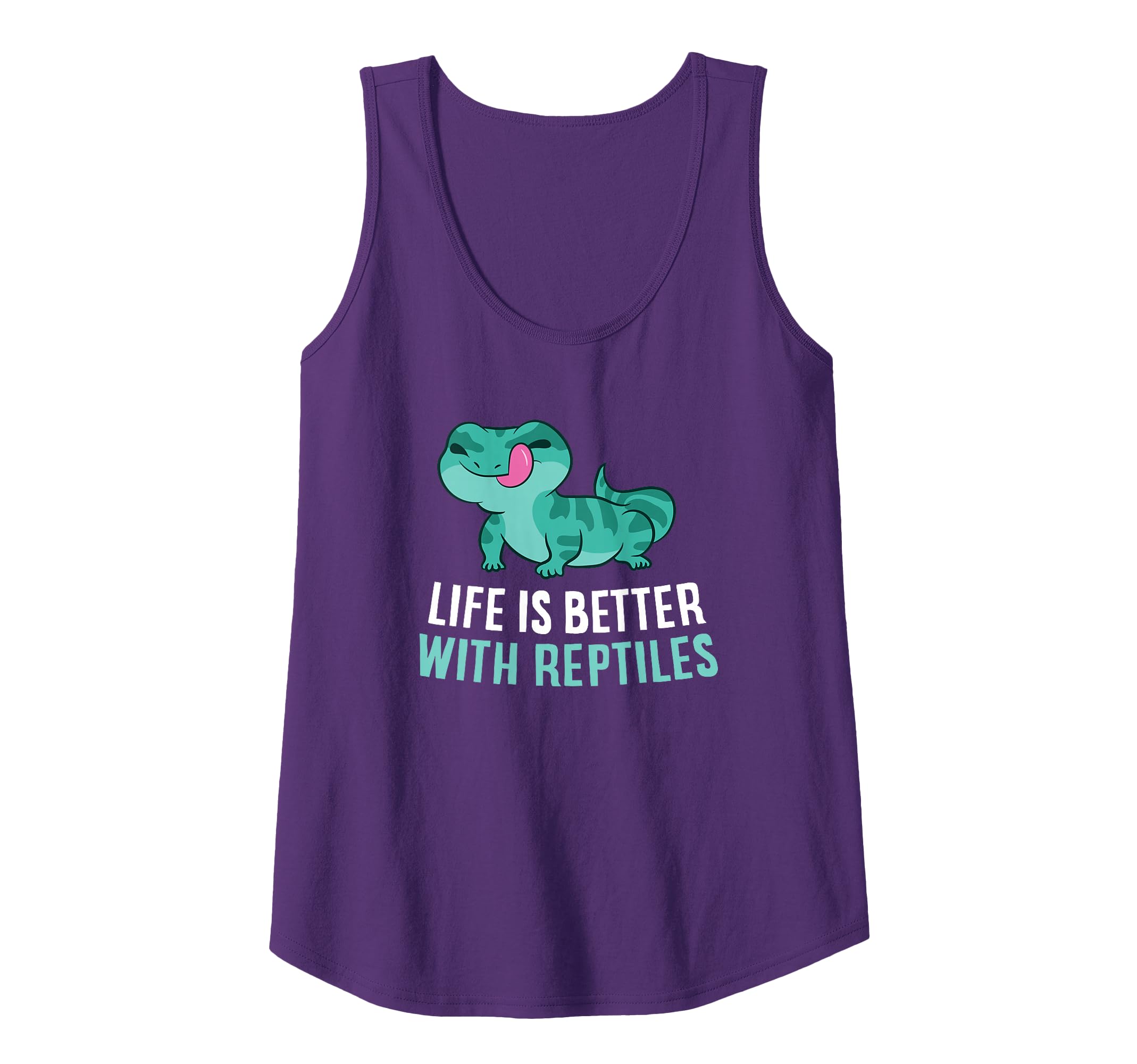 Life Is Better With Reptiles Bearded Dragon Lizards Reptiles Tank Top