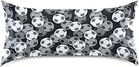 Vista 46 de Fundas de almohada de seda con estampado negro de camión monstruo para cabello y piel, suave, transpirable, suave, refrescante, funda de almohada