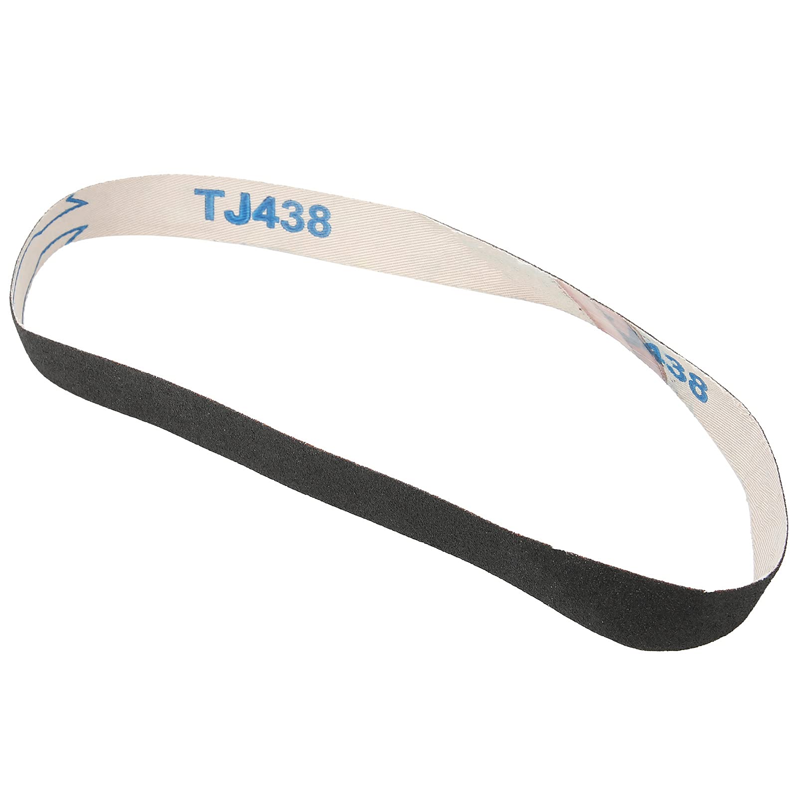 Fdit 20 cintas de lija de 520 x 20 mm, óxido de aluminio, medio, metal, rollos de papel de lija, herramienta de rebabas para lijadora de banda (80#)