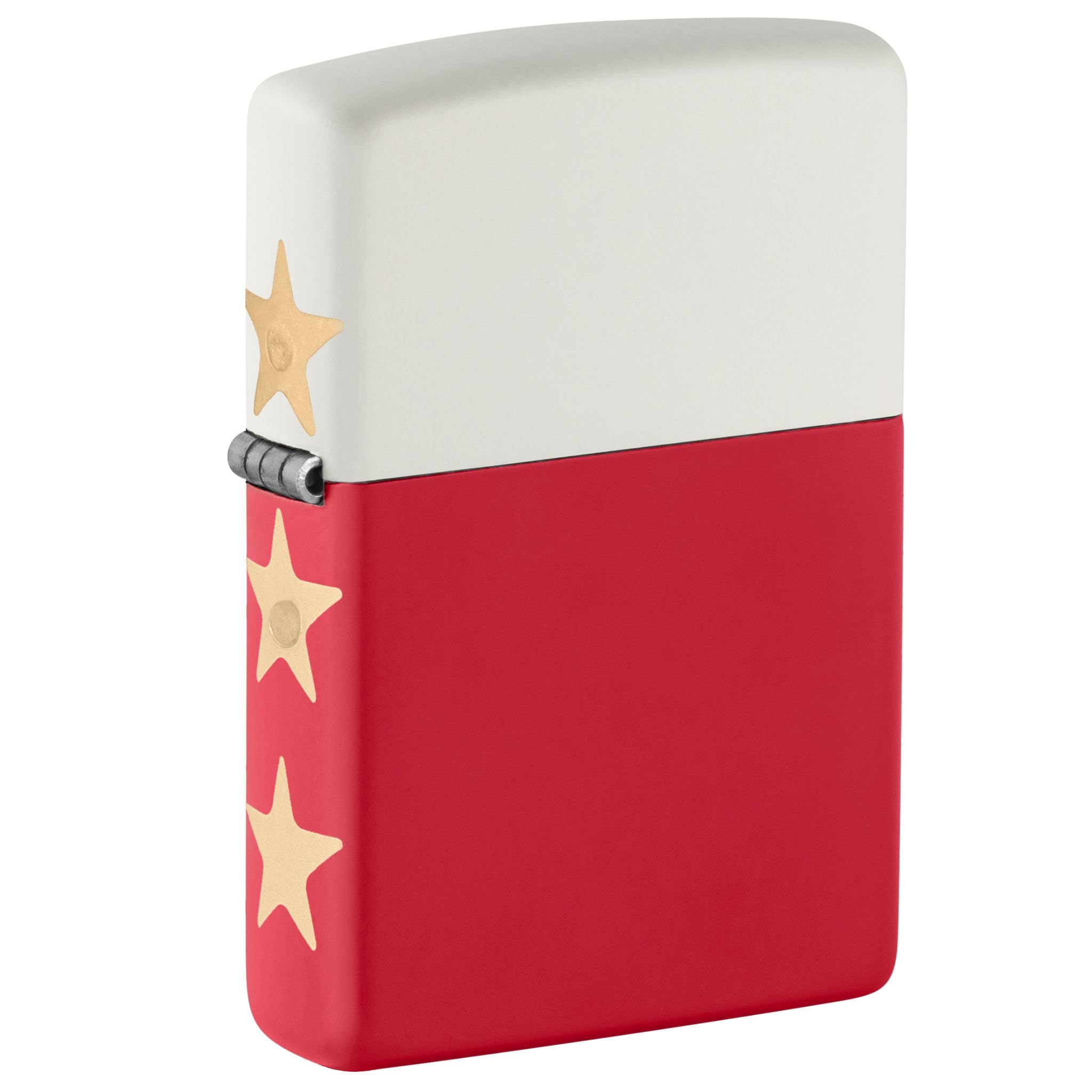 Zippo 250th Anniversary Special Edition White and Red Matte Pocket Lighter