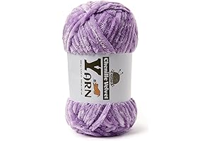 Plush Chunky Yarn Purple
