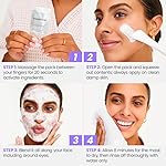 Wonderskin 8 Minute Mask, Hydrating and Anti Aging Face Mask Packed with Vitamin C and Niacinamide, Moisturizing Face Masks Pack of 8 - Image 3