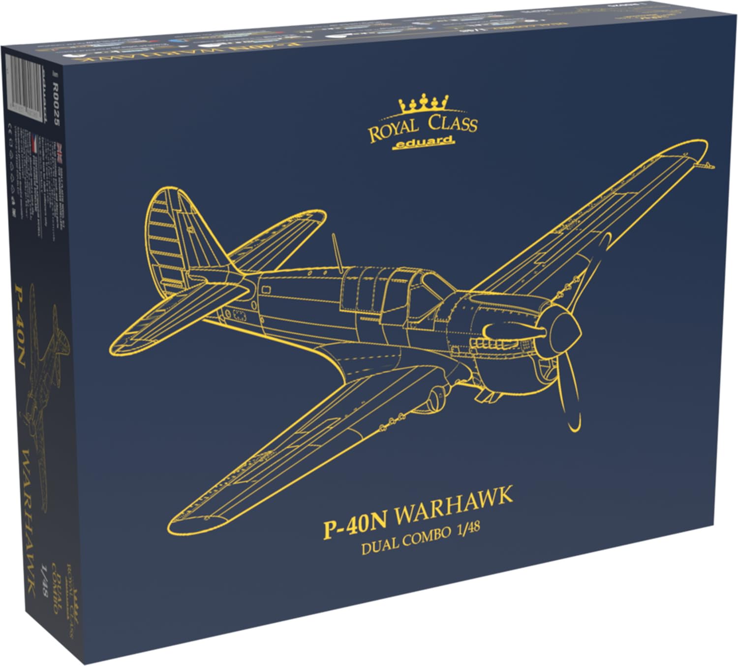 Eduard R0025 MODEL PLANE P-40N WARHAWK ROYAL CLASS DUAL COMBO 1/48
