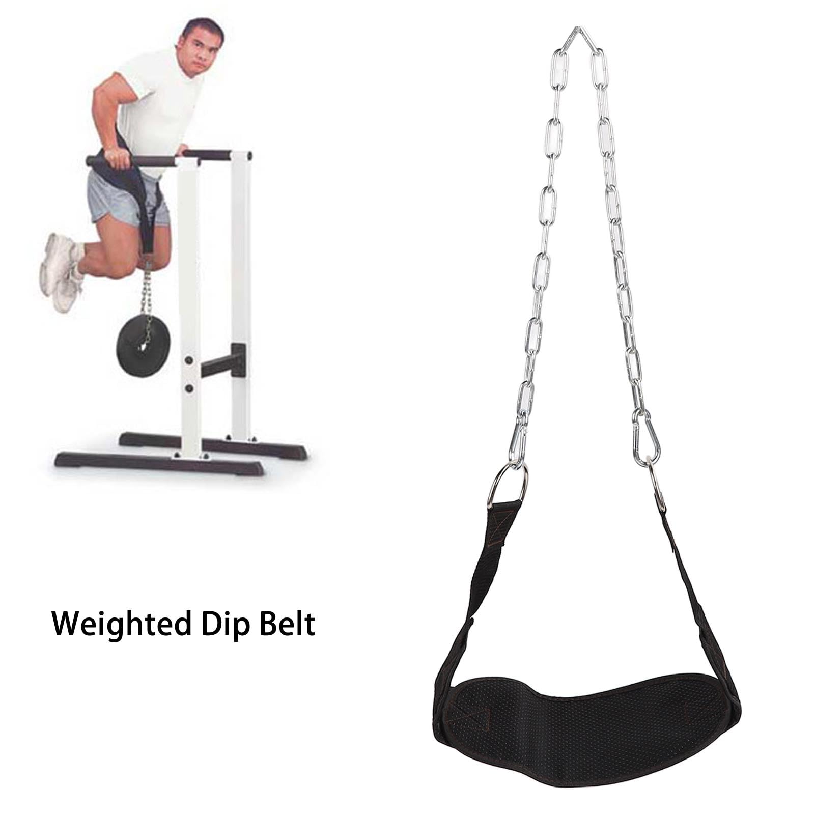 Catena A Margherita Leggera Regolabile In 8 Posizioni – Cintura Per Pesi Da Calisthenics E Allenamento Fitness, Rossa, Con Moschettone Rapido