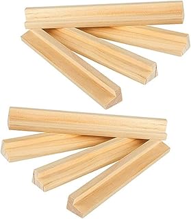 Toyvian 8 Peças Suportes De Peças De Dominó Bandejas De Trem De Dominó Bandejas De Dominó De Trem Exibindo Base Bandeja De Jogo De Tabuleiro De Dominó Suportes De Dominó De Madeira