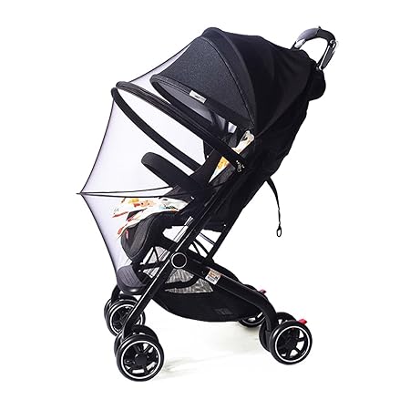 Little World Mosquito Net for Stroller Mosquito Net and Sunshade for Stroller Sun Protection Baby Mosquito Net Mesh Net Cover for Infant