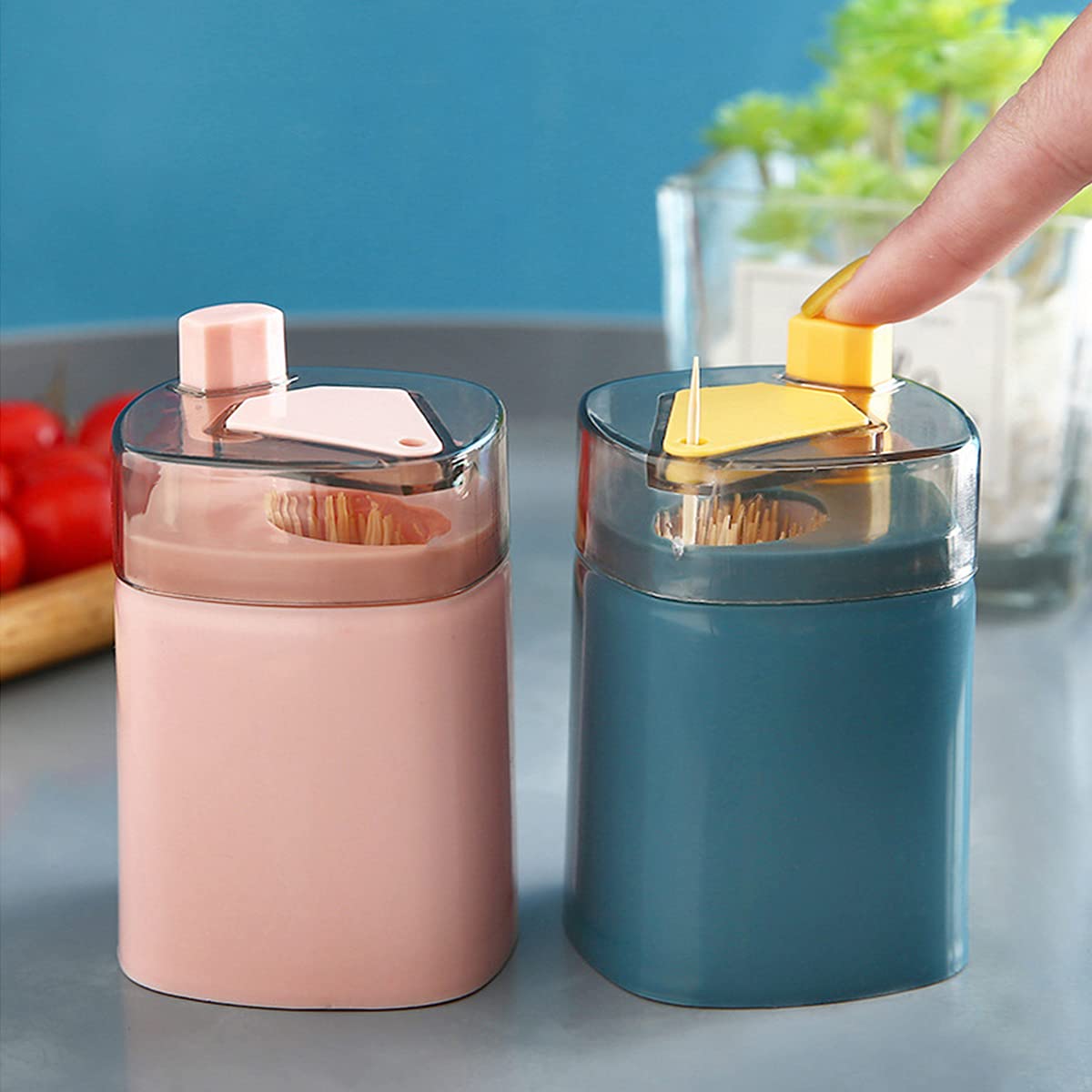 Distributore Automatico Di Stuzzicadenti A Forma Di Cactus - Nero - Ideale Per Ristoranti, Bar E Eventi - Foto 5