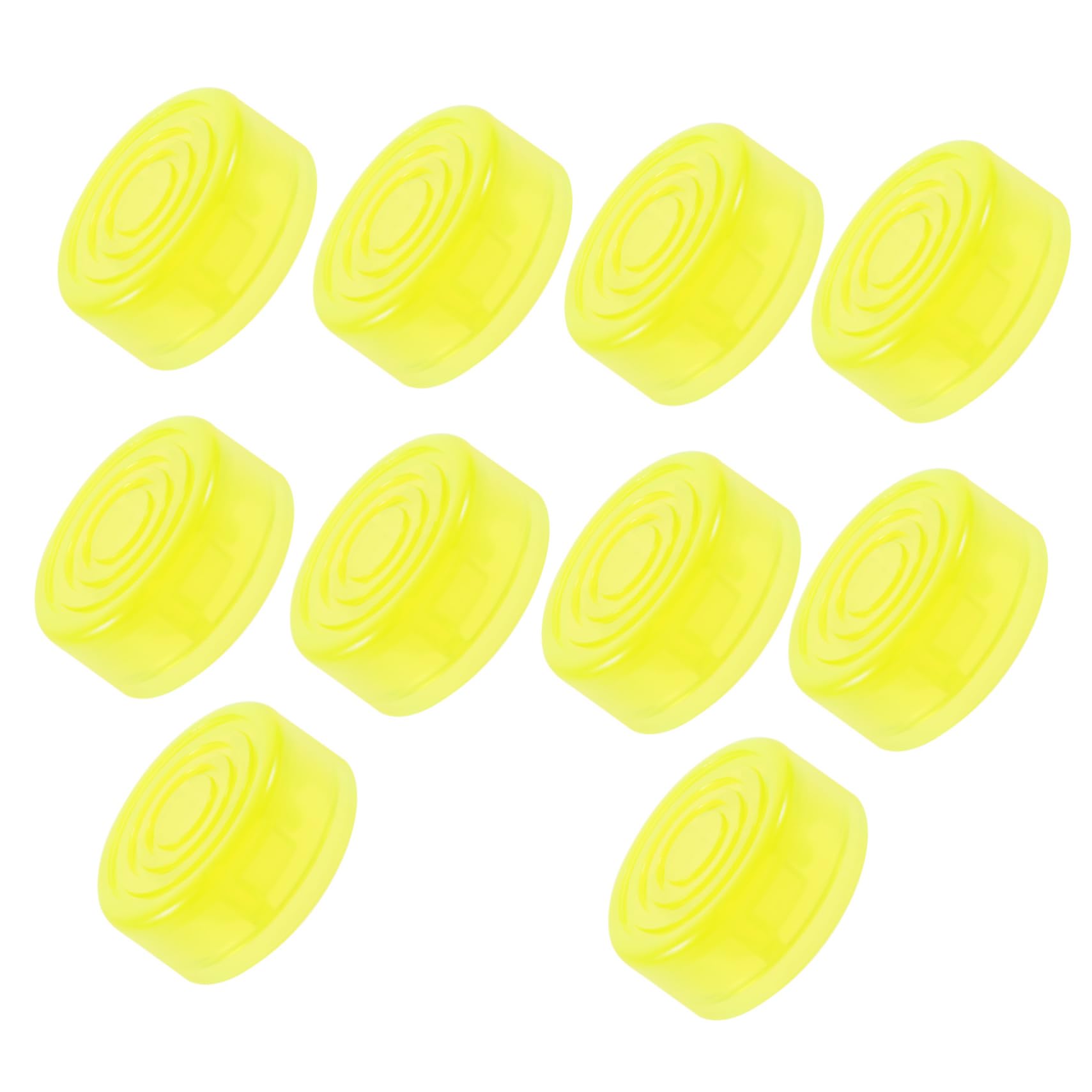 FUNOMOCYA Protect Your Guitar Pedals 10pcs Plastic Guitar Effect Footswitch Toppers