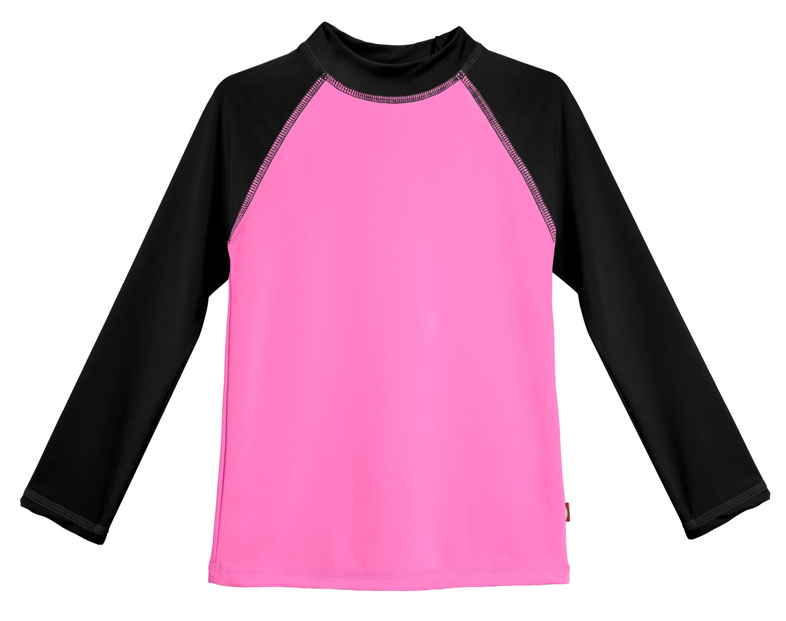 Long Sleeve Rashguard for Girls with UPF 50+ Sun Protection | White by City Threads