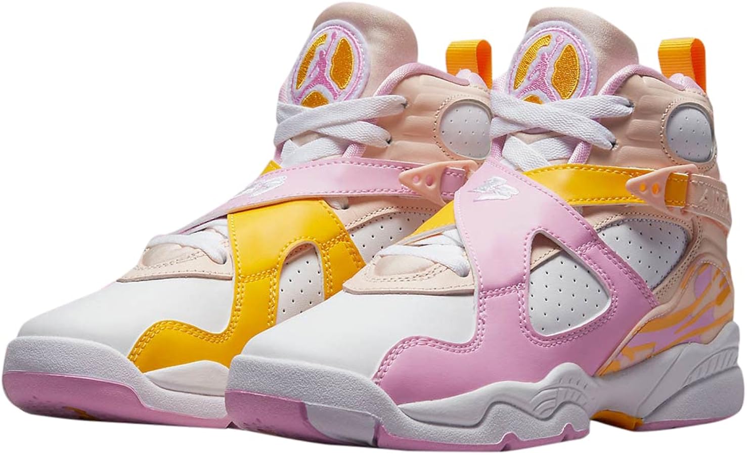 NIKE Airjordan８ Amazon.com | Jordan Air 8 Retro (Big Kid) Orange Pearl/Light