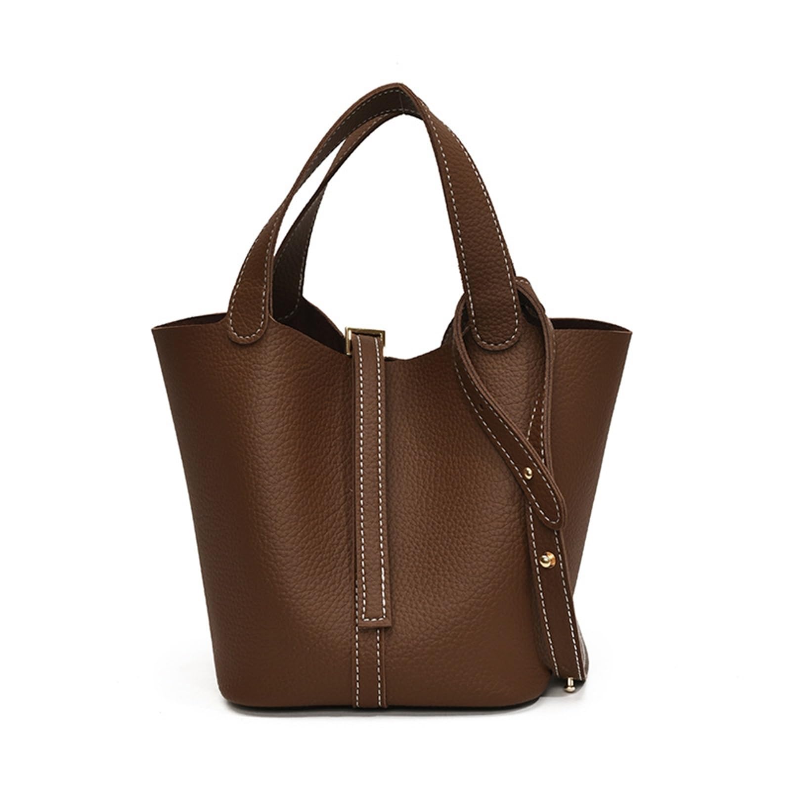 porta trucchi Borsa da trucco elegante da donna, borsa a tracolla alla moda e di grande capacità, set for lavoro, uso quotidiano, casual, trendy, versatile beauty case(Caf�)