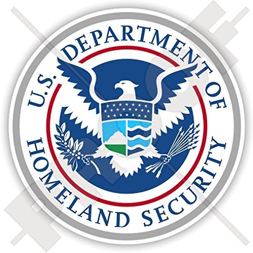 US DEPARTMENT of HOMELAND SECURITY Seal DHS United States USA America, American 90mm (3.5") Vinyl Sticker, Decal
