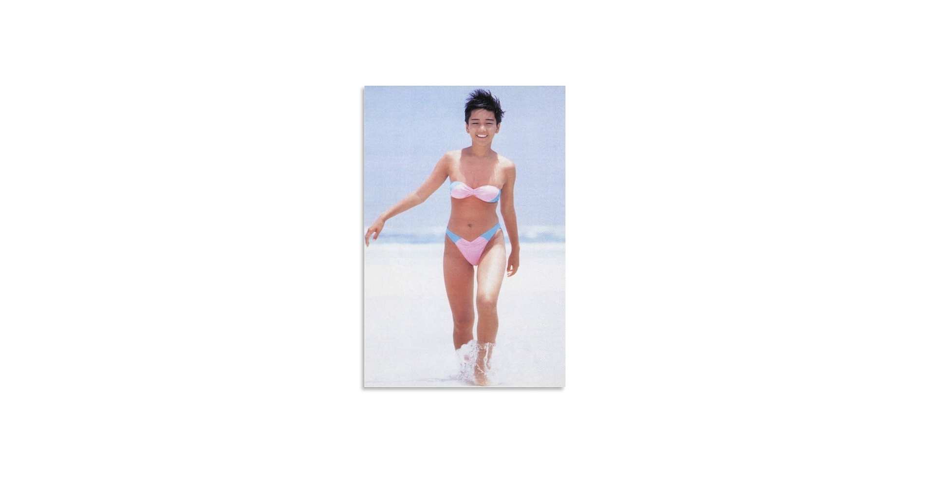 Amazon.co.jp: 西田ひかる写真ビキニポスターアートパネル