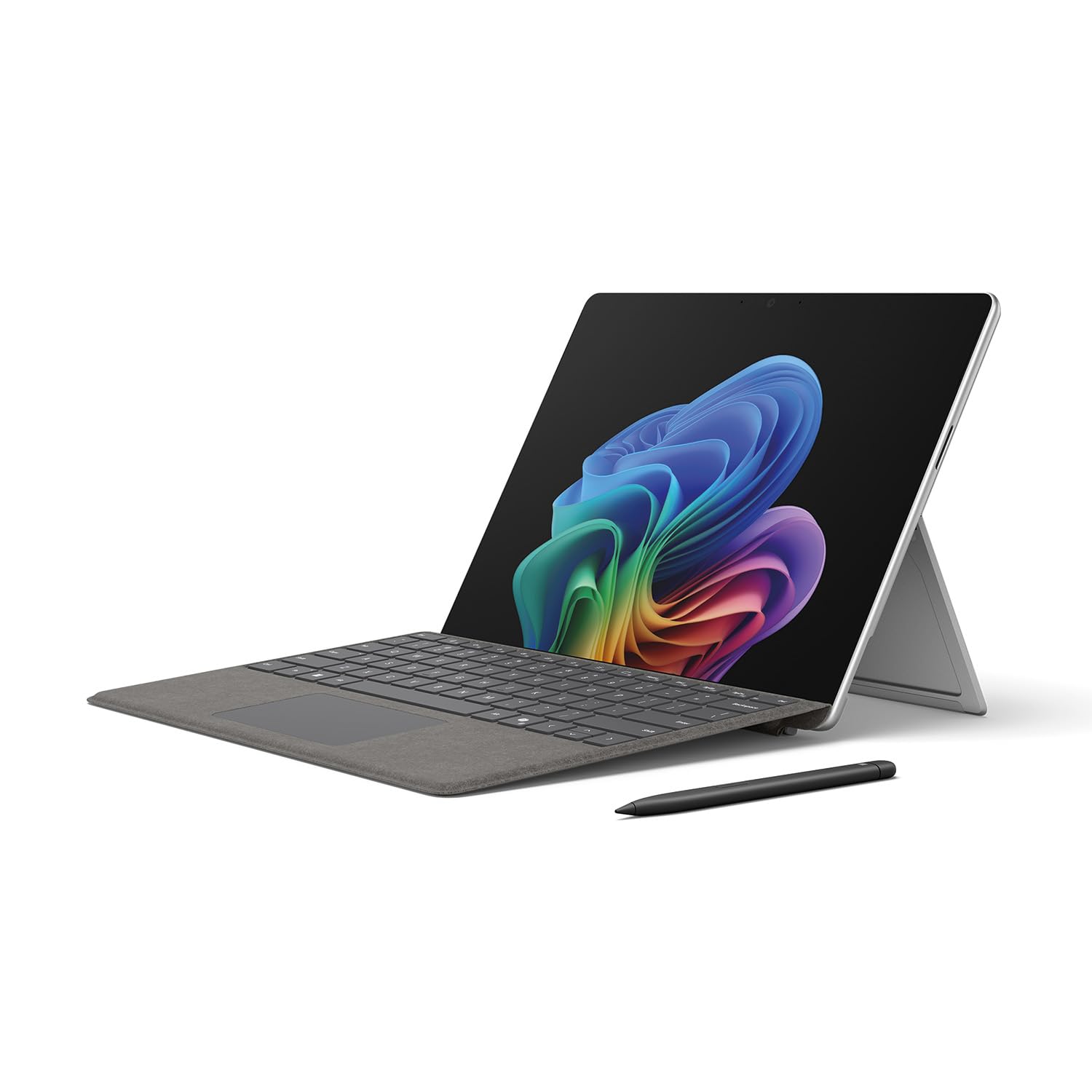 Microsoft Surface Pro | 13" OLED | Snapdragon® X2 Plus (10 Core) | 16GB di RAM | 256GB di SSD | Platino | Dispositivo + Tastiera + Slim Pen | Windows 11 Home | Ultimo modello (12ª edizione) | 13" OLED Touchscreen | Copilot+ PC | Platino | Windows 11 Home | 12ª edizione | Dispositivo + Tastiera + Slim Pen