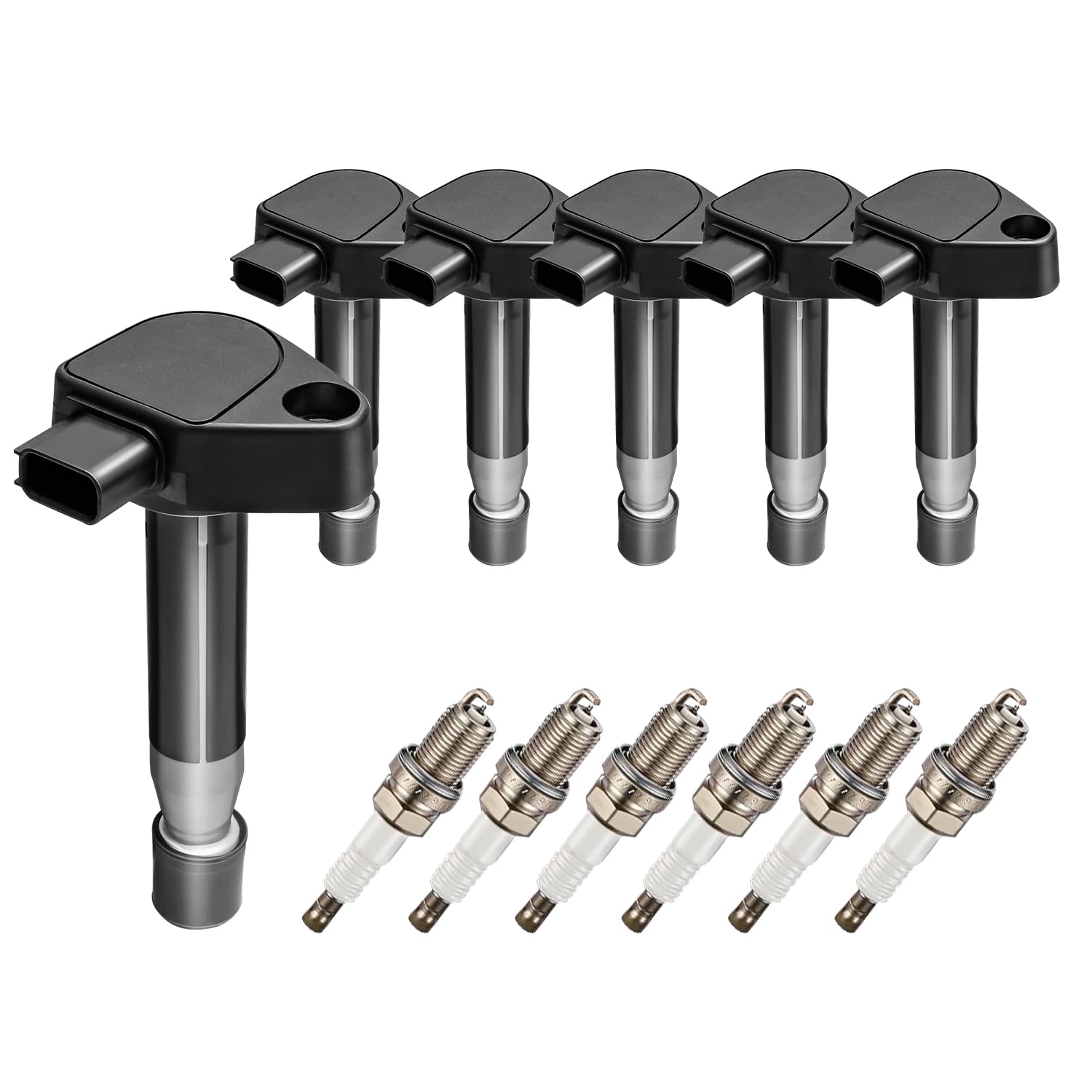 Odyssey Accord Acura Tune Up 6X Ignition Coil & Iridium Spark Plug Kit For Honda Odyssey Accord Acura - UF242 Direct Replacement, Performance Boost Ignition Coil Spark Plug Pack - Foto 4