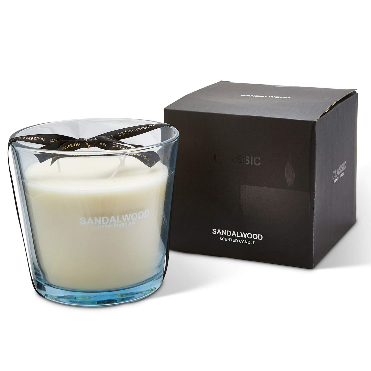 600g Large Sandalwood Candle Fragrance Scented Candles in Glass Jar Assorted Relaxing Home Fragrance Xmas Gift Pack