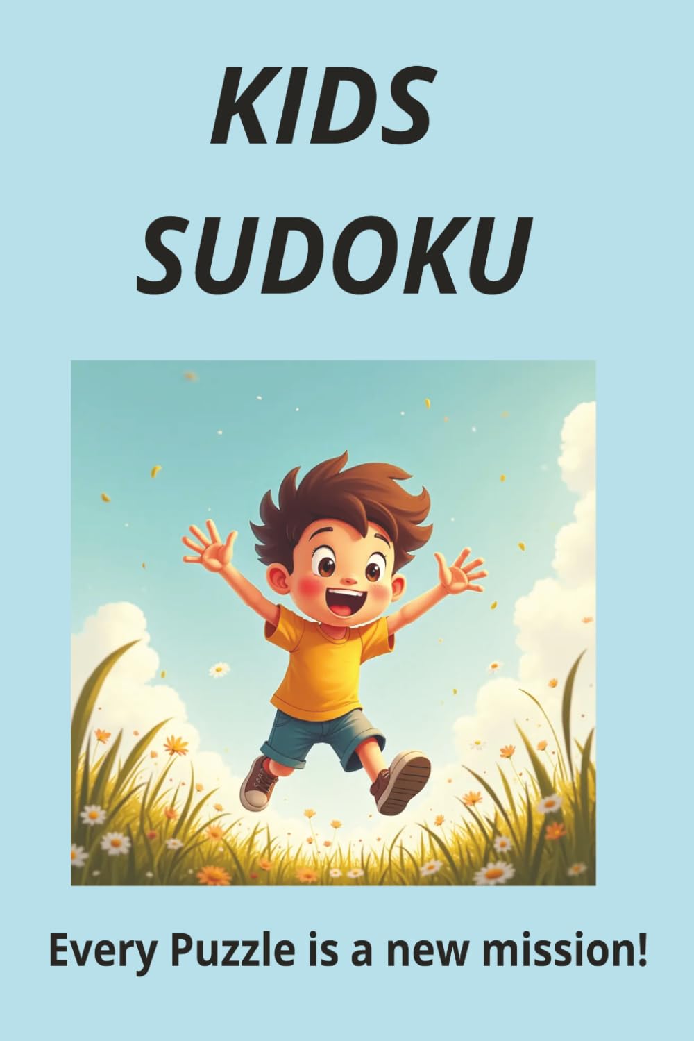 KIDS SUDOKU: Sudoku Puzzles for Kids | Every Puzzle is a new mission | 6x9 Inches, 110 Pages | 50+ Puzzles | Solutions Included
