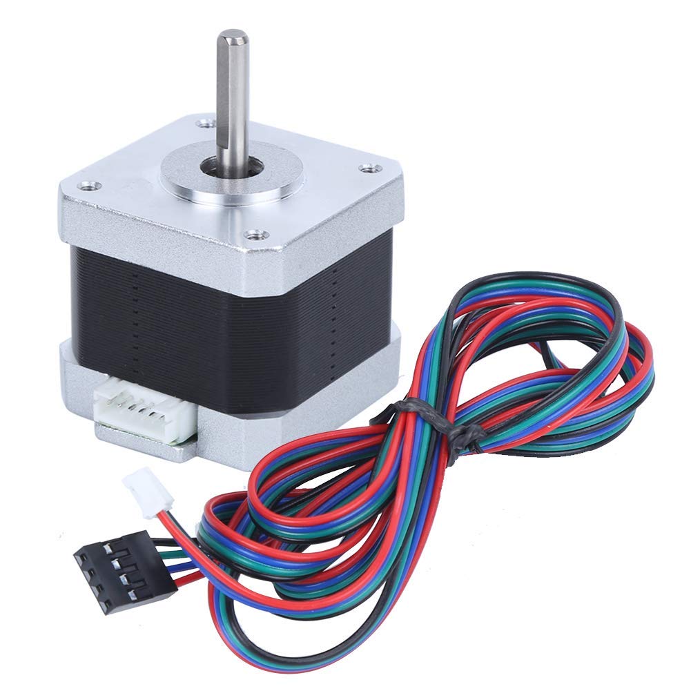 Moteur Pas à Pas Nema17 17HS4401 avec Câble 4 Broches pour Imprimante 3D et CNC Moteur Professionnel pour Axes XYZ