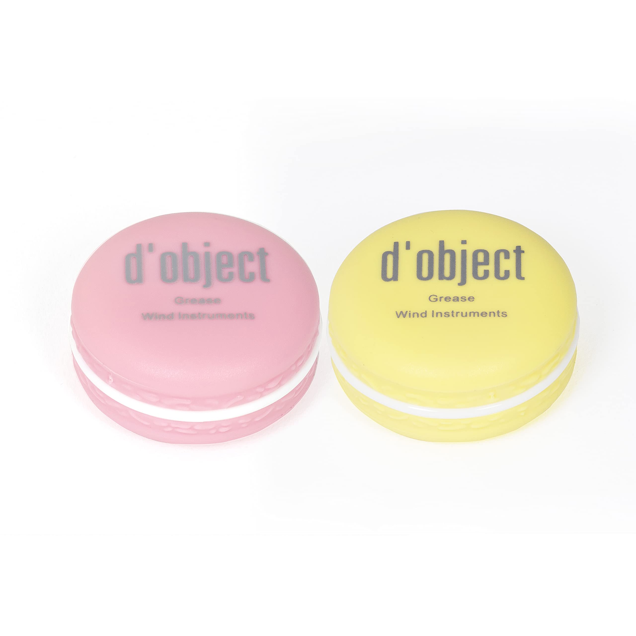 Grasa de corcho para instrumentos de viento de madera, cera de abejas, perfumada, 2 colores, 2 unidades (rosa y amarillo)