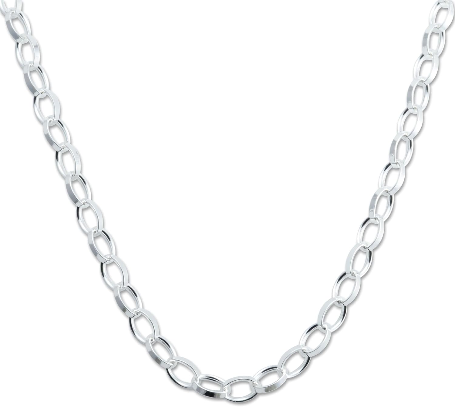 Wellesley Row Classic Charm Necklace in Sterling Silver