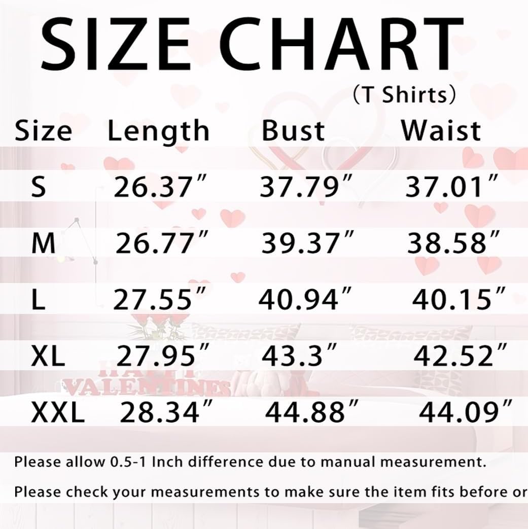 Valentines Day Shirts Women Cute Heart Shirts Valentines Day Gifts Tops - Image 5