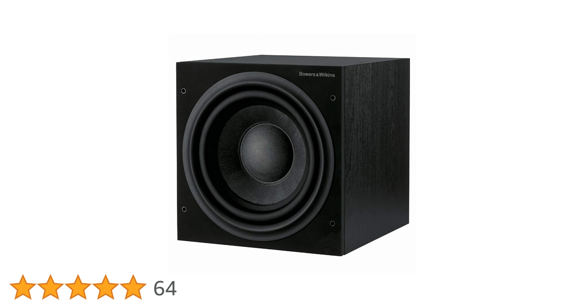 Bowers & Wilkins Subwoofer compacto ASW608 - Preto : Amazon