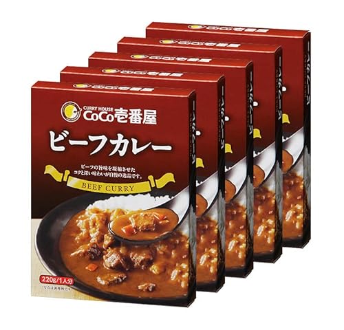 Coco Ichibanya Beaf Curry 5 Packs, 220g Curry sauce pouch