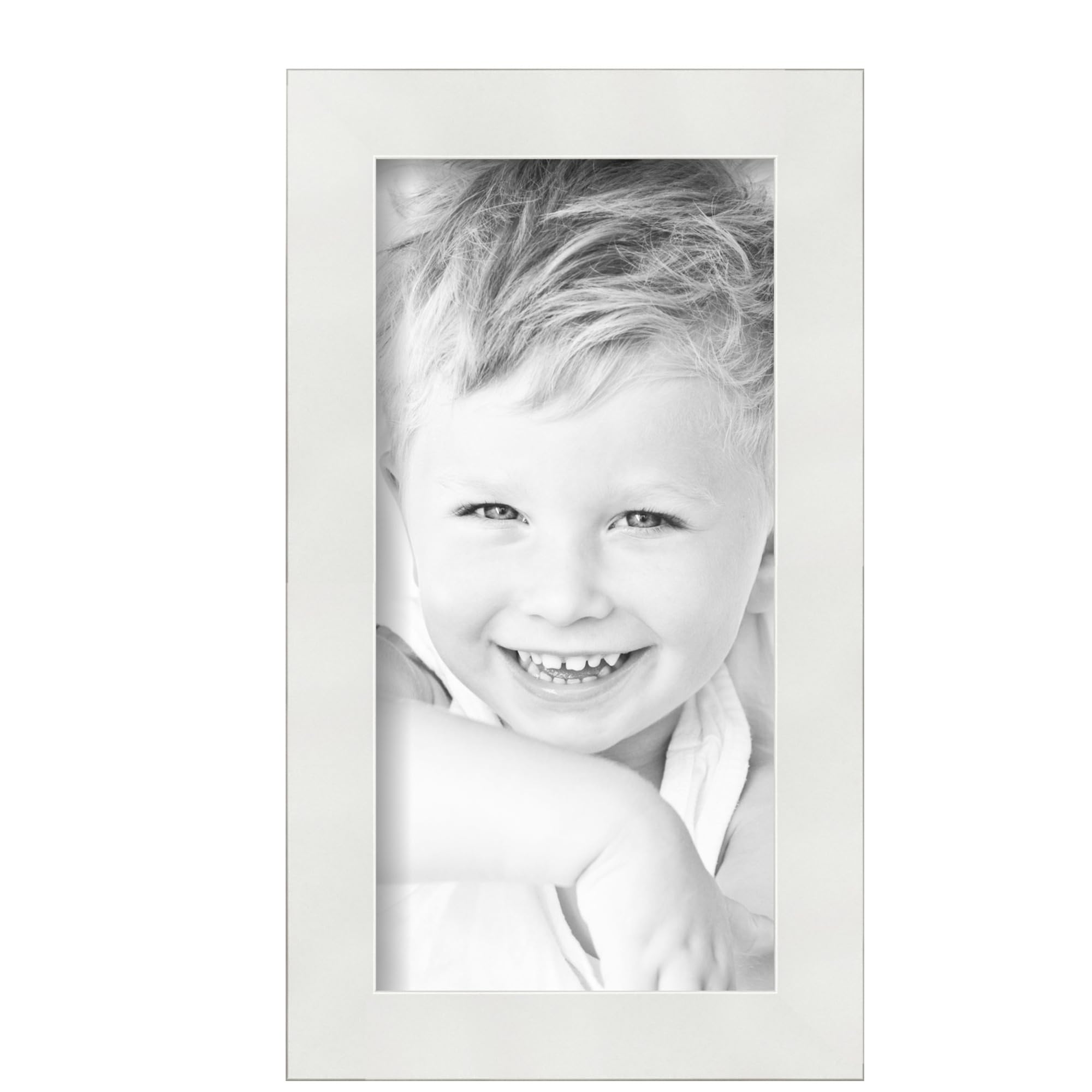 Amazon.com - ArtToFrames 6x12 inch Satin White Frame Picture Frame