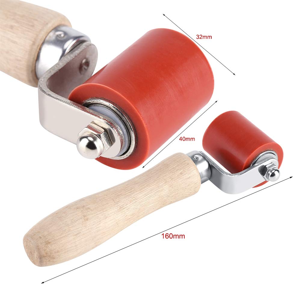 Silicon Seam Hand Pressure Roller - 40mm Silicone Stable High Temperature Resistant Roofing PVC Welding Tool Removable Structure - Image 4