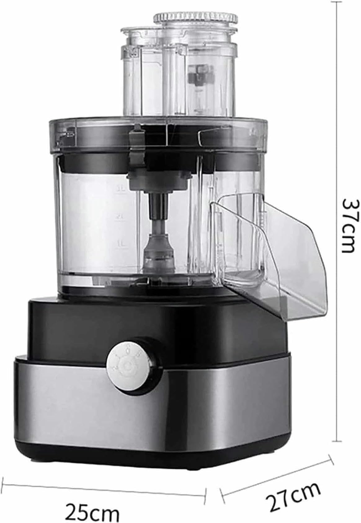Cortadora De Verduras Comercial 5 En 1, Procesador De Alimentos Comercial, 600 W para Frutas Y Verduras.