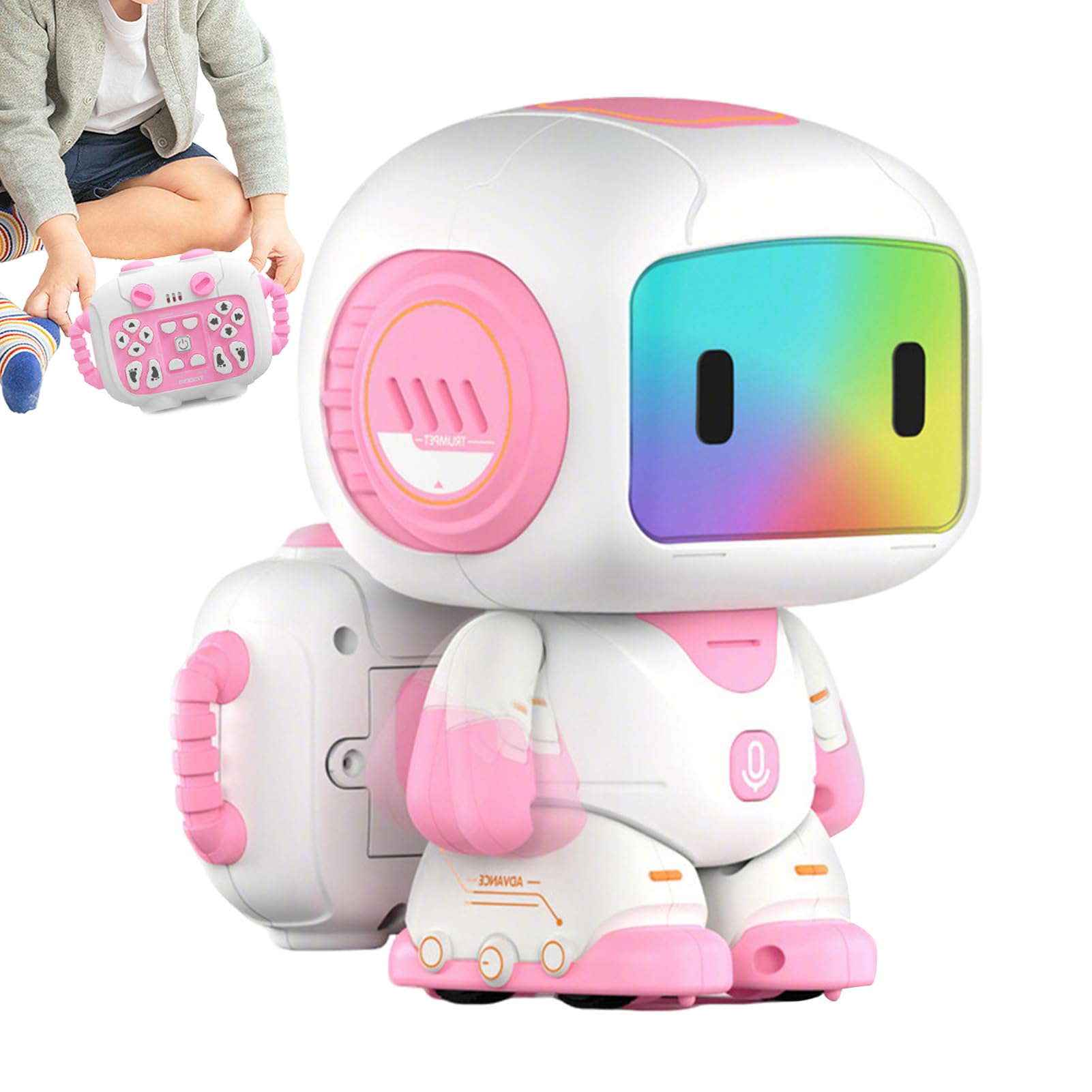 Genérico Robot Toy for Children, Electric Smart Robot with Remote Control, Fun Interactive Robots for Children – Gift for Girl and Boy Family School Outdoor Children's