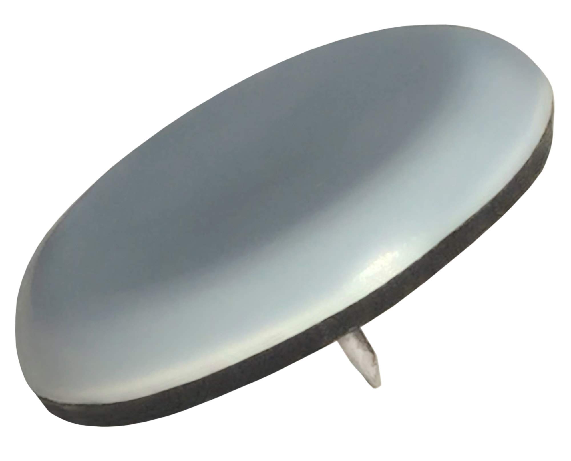 Adsamm 16 x PTFE Glides with nail 1 57 40 mm grey-blue round Premium quality furniture sliders with