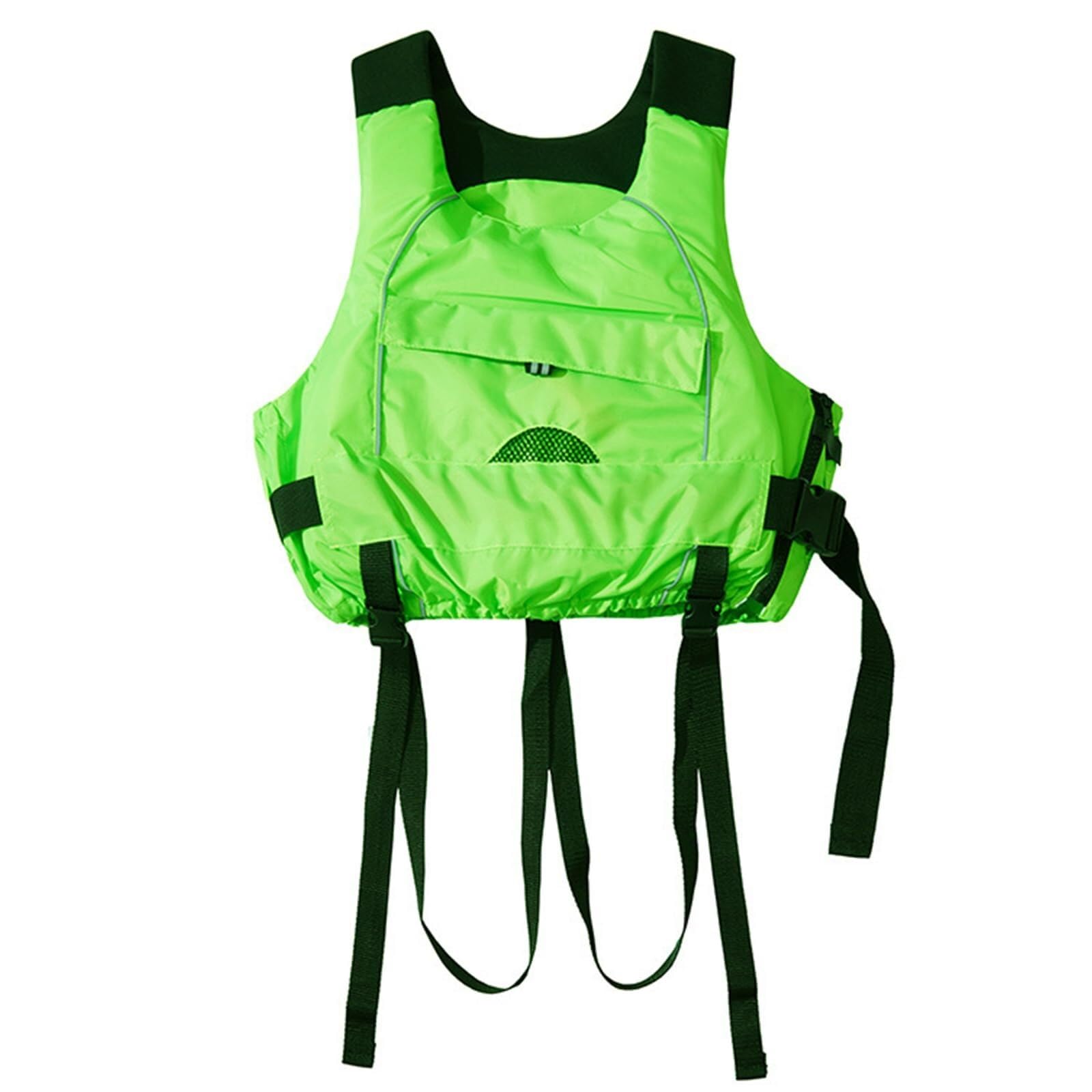 Unisex Hohe Auftriebskraft Tragbar Schwimnweste Seitenreißverschluss Nylon Neopren für Kajak Surfen Wassersport Sicherheit