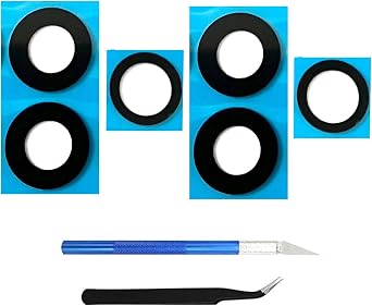 2Set Rear Camera Glass Back Lens Glass Replacement Parts for iPhone 12pro -with Adhesive and 2 Repair Tool