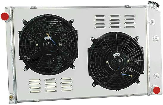 4 Row Aluminum Radiator Shroud Fan For 73-87 Chevy C/K C10 C20 C30 K10 K30 Truck