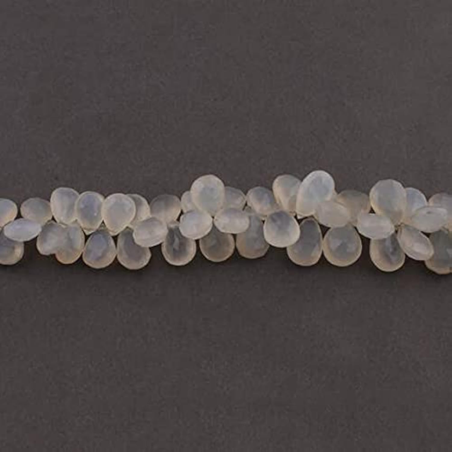 Pierre de lune blanche facettée LKBEADS perles de gemmes en forme de poire drop