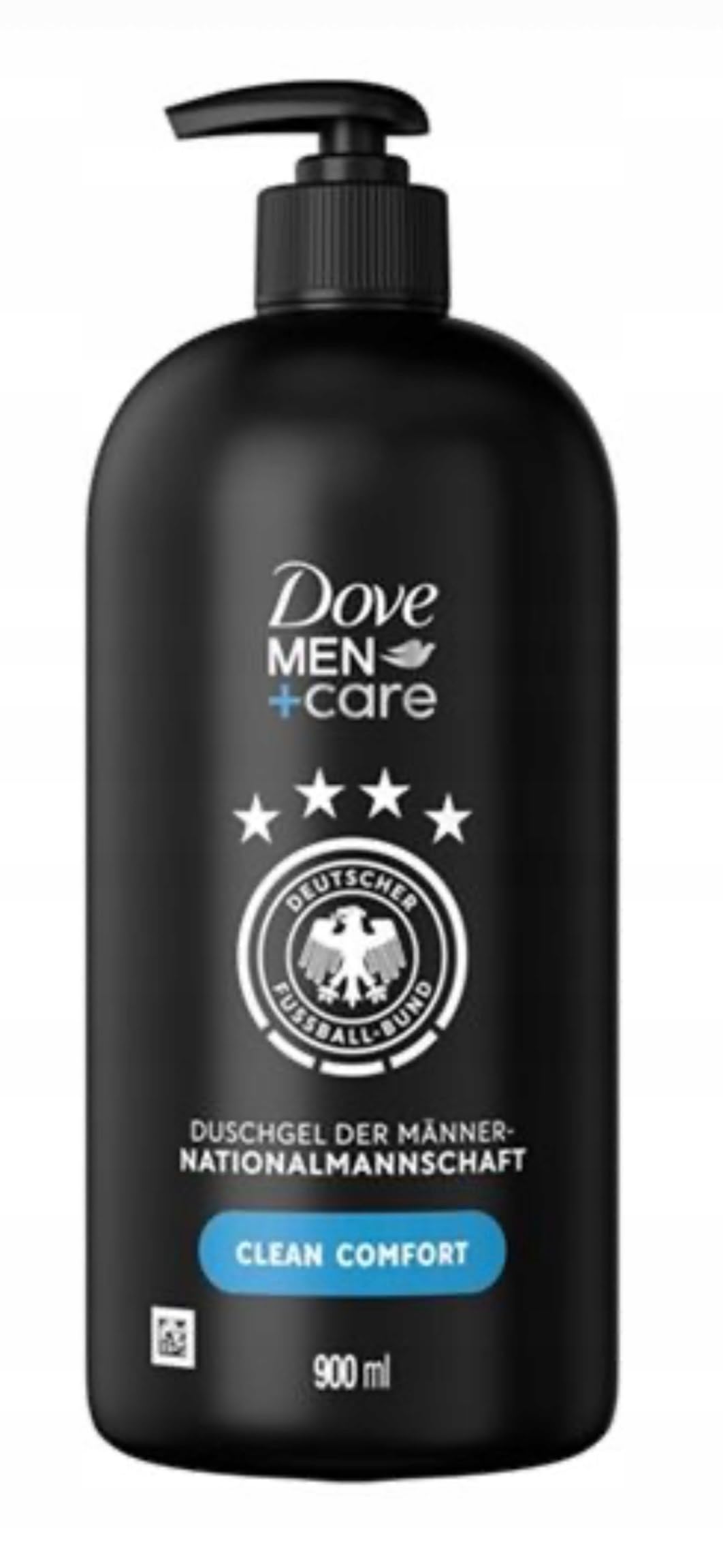 Dove Men + Care żel pod prysznic 3 w 1, edycja DFB z dozownikiem – Clean Comfort – 900 ml