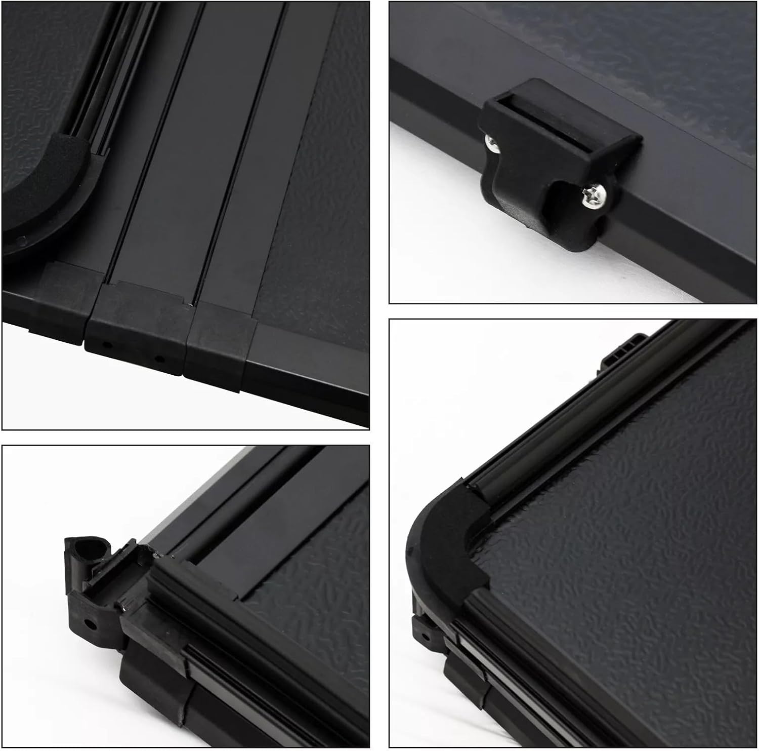 PENSUN Tri-fold Hard Truck Bed Cover Fit for 2002-2025 Dodge Ram 1500 (Classic & New Body) 2003-2025 Ram 2500 3500 Pickup Truck Tonneau Cover Accessories W/LED 6.4FT（76.3 inch）