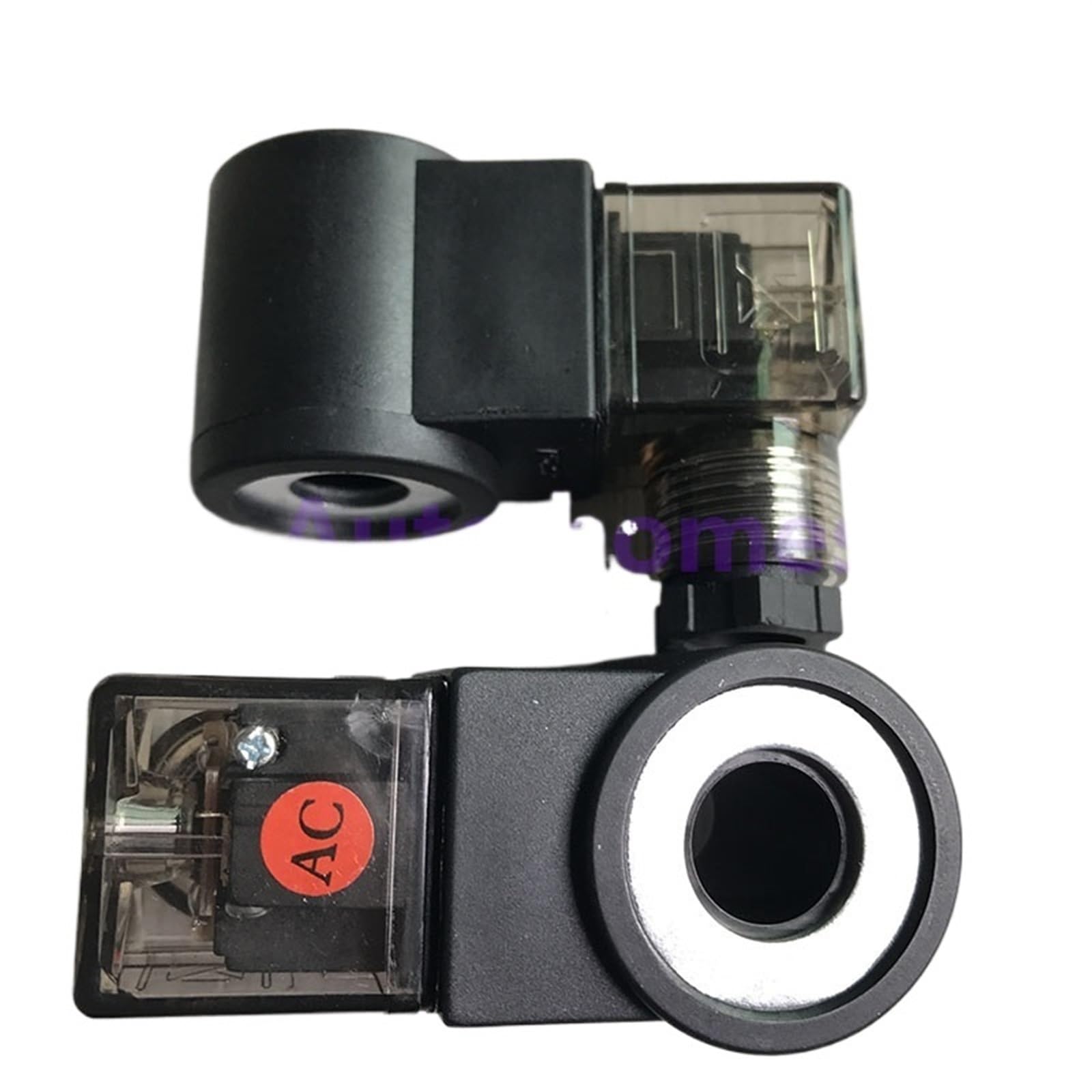 Bobina de válvula de cartucho roscado, agujero interior de 13 mm de altura, 37 mm, AC220 V, DC24 V, bobina de válvula solenoide (DC12V)