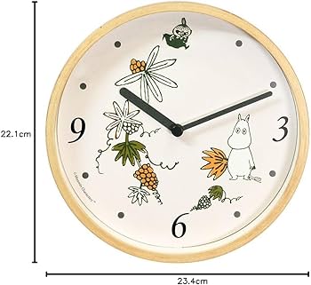 ムーミンアドベンチャー　ウォールクロック Amazon.co.jp: Moomin ムーミン Moomin Clock ムーミン壁掛けクロック